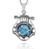 Harp Of David Roman Glass Pendant